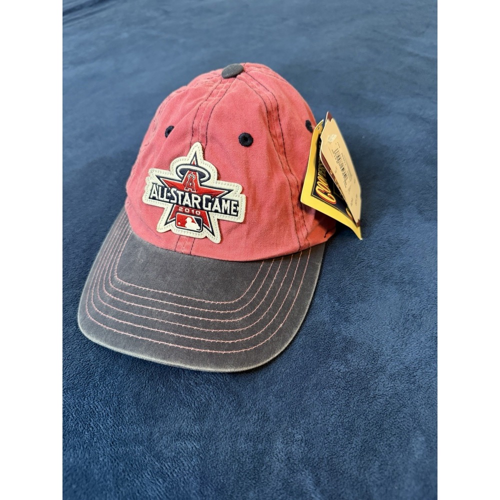 American Needle Angels 2010 MLB All Star Game Cooperstown Hat Red Navy Strapback